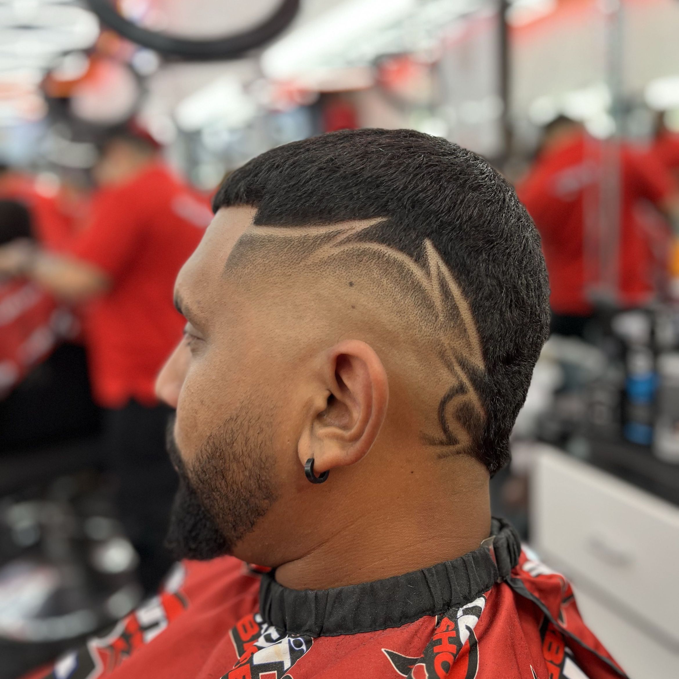 Barber at work — Next Cut Orlando